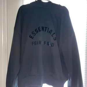 Fear of God Essentials Medium Black Hoodie